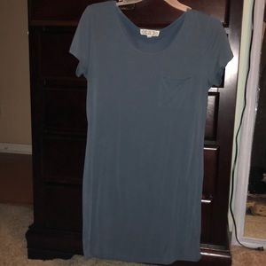 Blue t shirt dress NWOT